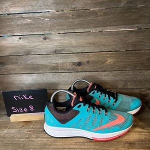 Womens Nike Zoom Elite 7 Jade Blue‎ Athletic Running Shoes Sneakers Size 8 M